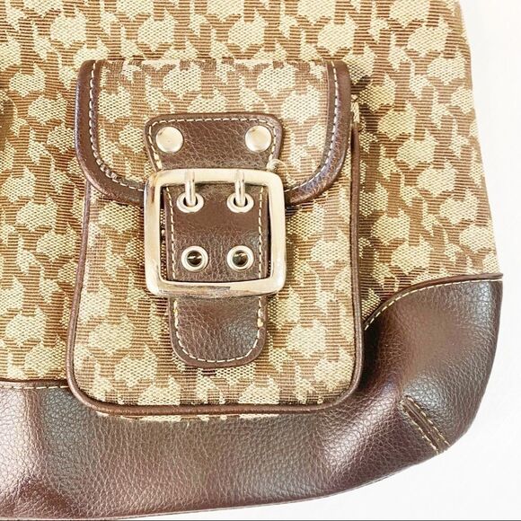 NY& Company Brown Signature Logo Shoulder Bag - Picture 4 of 9